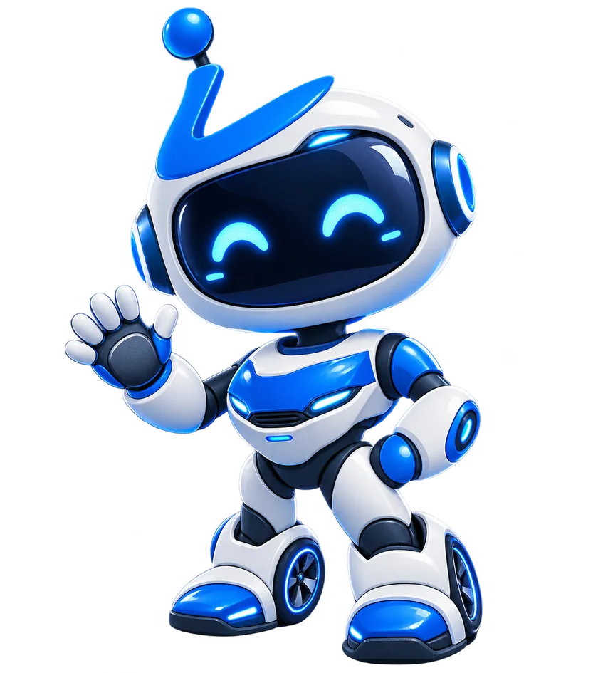 車界通 AI 助手的機器人插畫